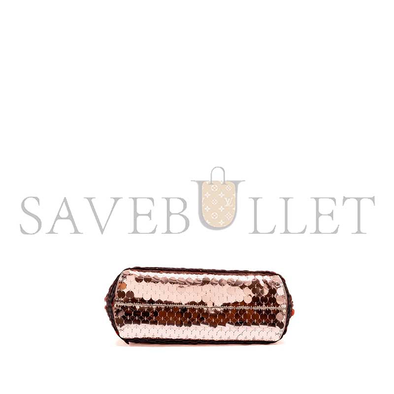 F**di small first clutch bag sequin pink (26*18*9.5cm)